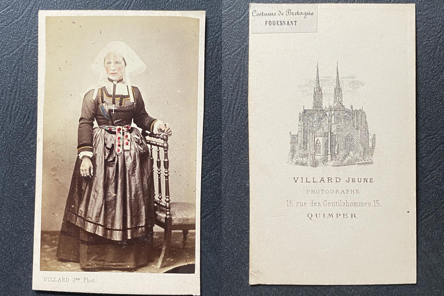 Villard Quimper Jeune femme en costume