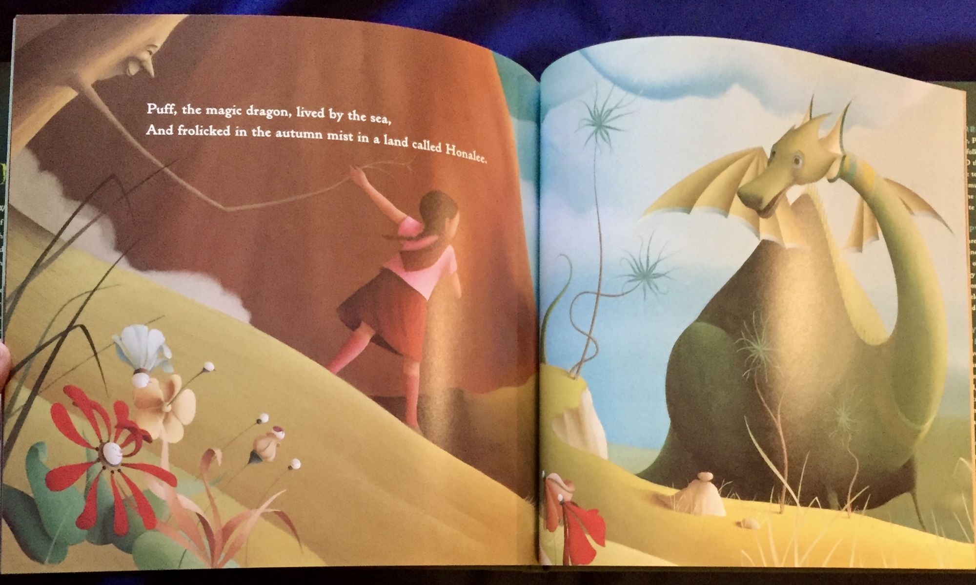 PUFF THE MAGIC DRAGON; with paintings by Eric Puybaret by Yarrow, Peter