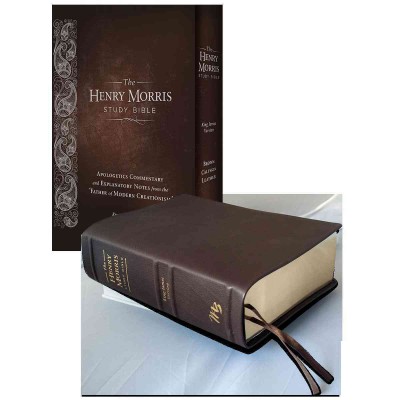 Henry Morris Study Bible : King James Version, Brown Calfskin Leather - Morris, Henry