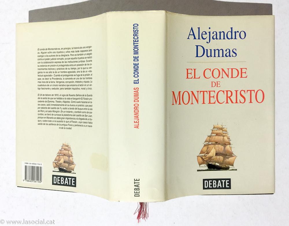 El Conde De Montecristo By Alejandro Dumas Alexandre Excelente Tapa Dura C Sobrecubierta 1998 La Social Galería Y Libros