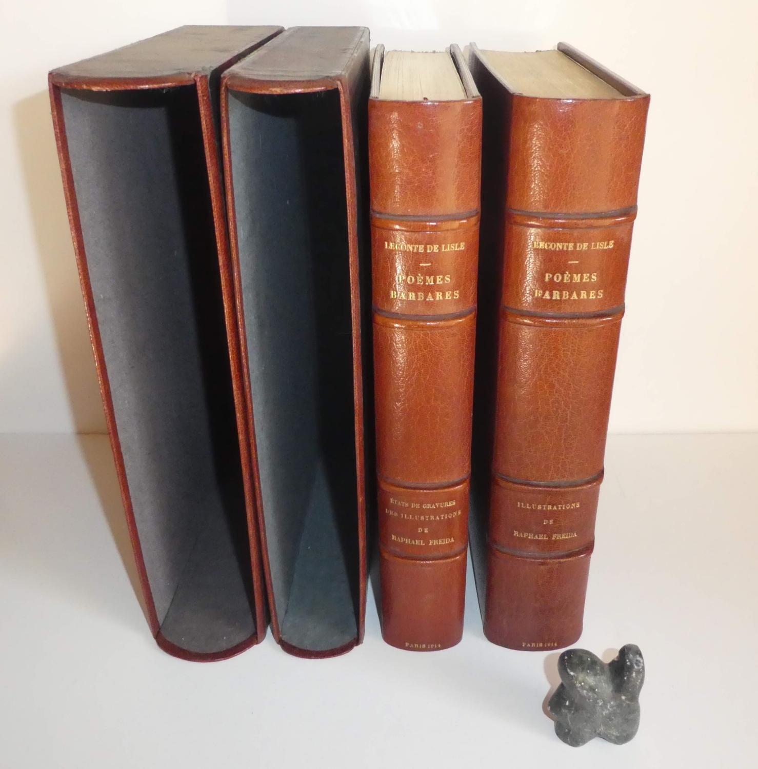 Poèmes barbares. Illustrations de Raphaël FREIDA, gravées à l'eau-forte ...