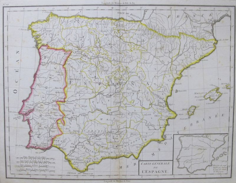 Carte Generale De L Espagne Mapa General De Espana By Anonimo 1850 Art Nbsp Nbsp Print Nbsp Nbsp Poster Frame