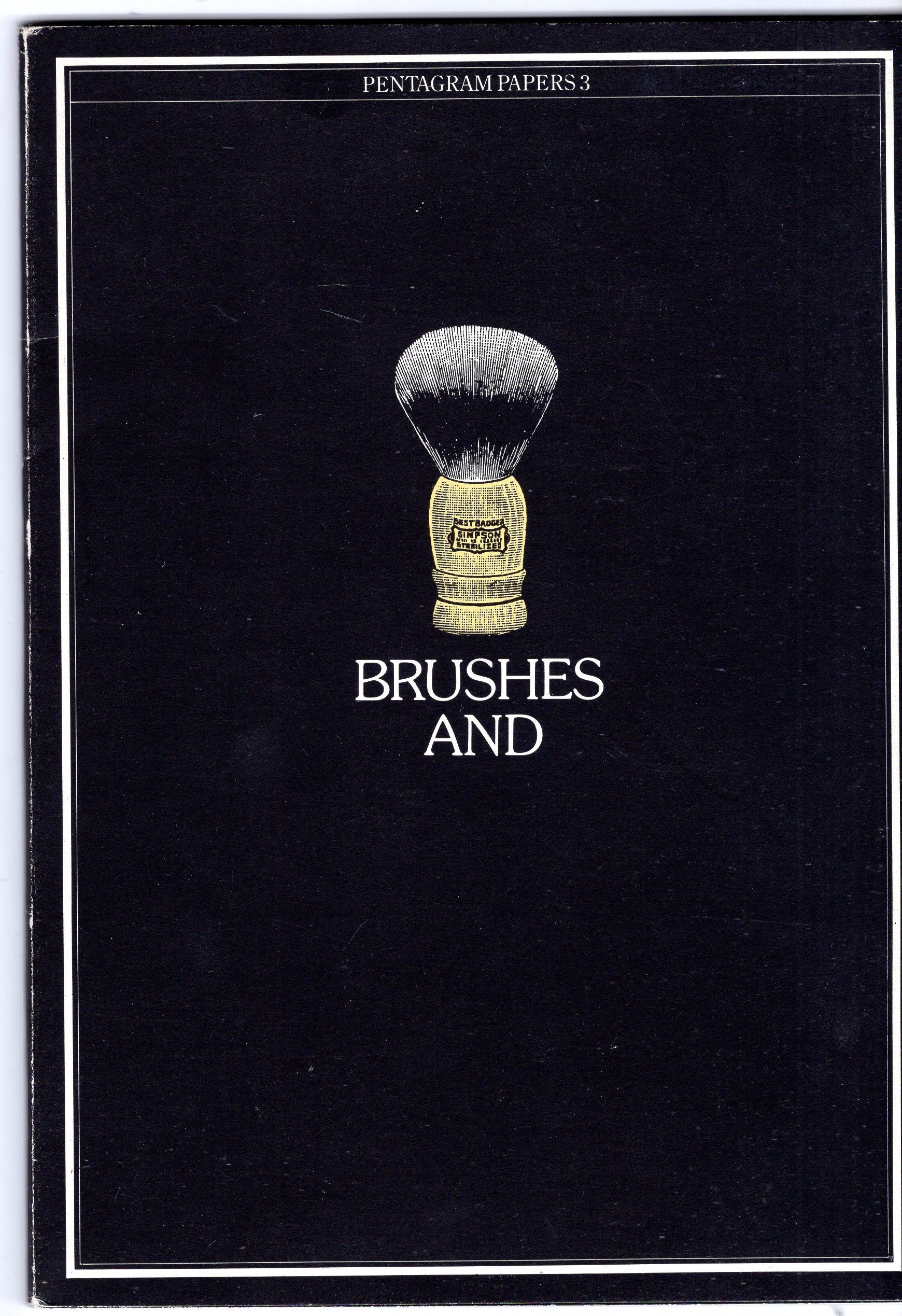 Brushes and brooms, Pentagram Papers. Klein, Louis [ ] [Softcover]