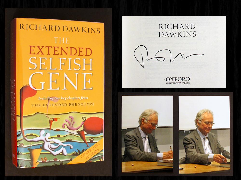 The Extended Selfish Gene Signed In Person With Event Photos By Dawkins Richard Fine Hardcover 2016 1st Edition Signed By Author S Bookcharmed Books Ioba