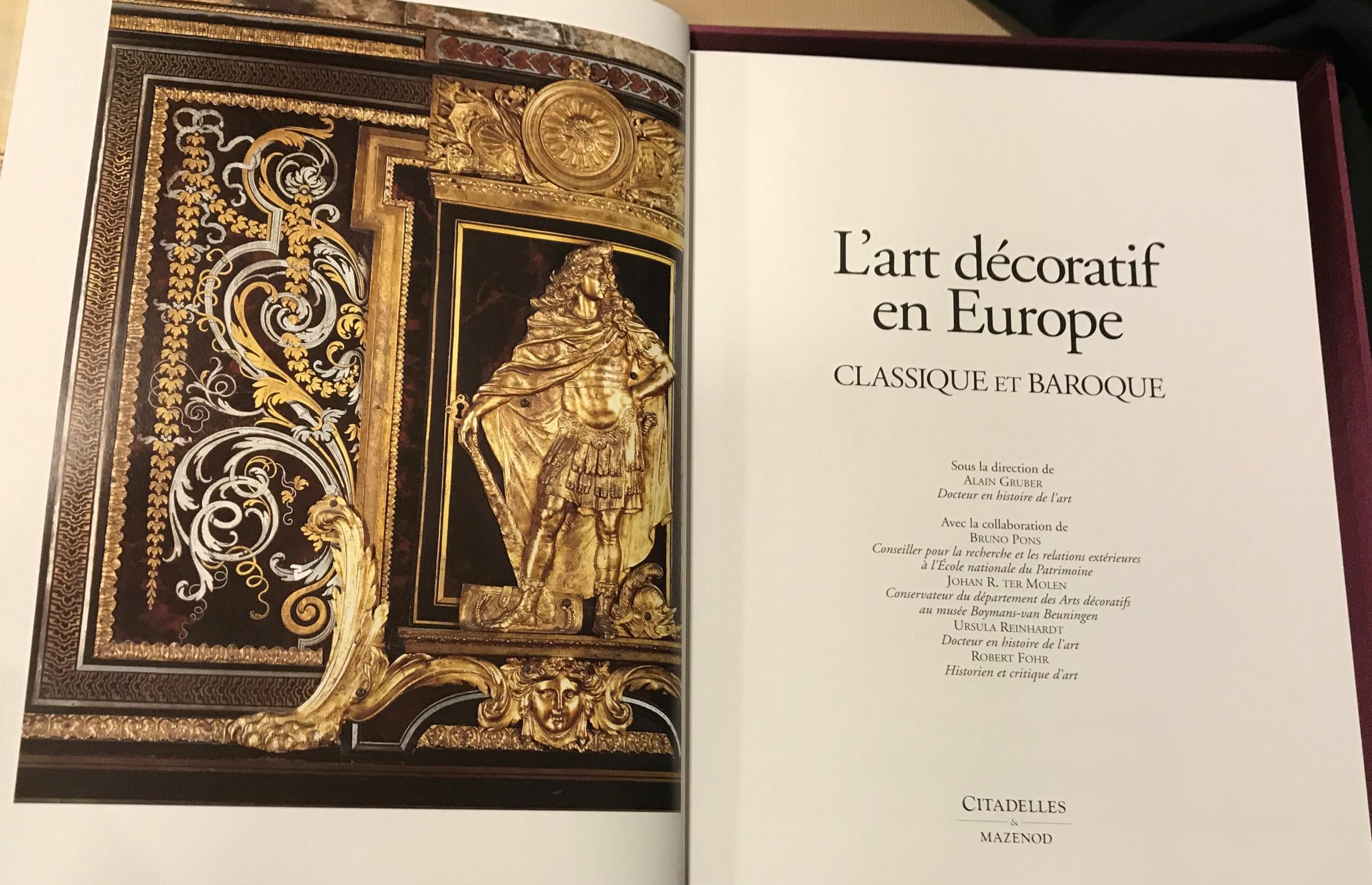 L'Art Décoratif en Europe by Alain GRUBER: Comme neuf Couverture