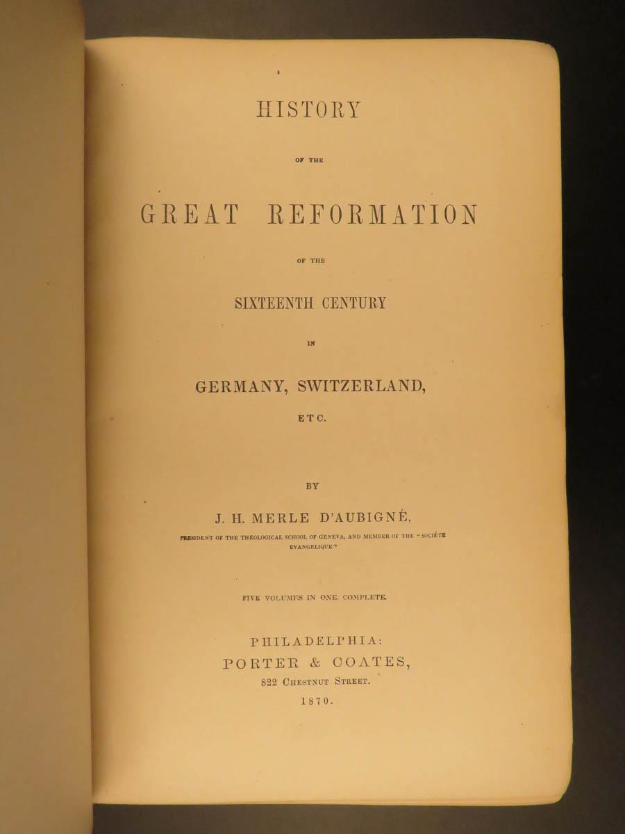 The Reformation in England, Volume 2 of 2 by Jean-Henri Merle d