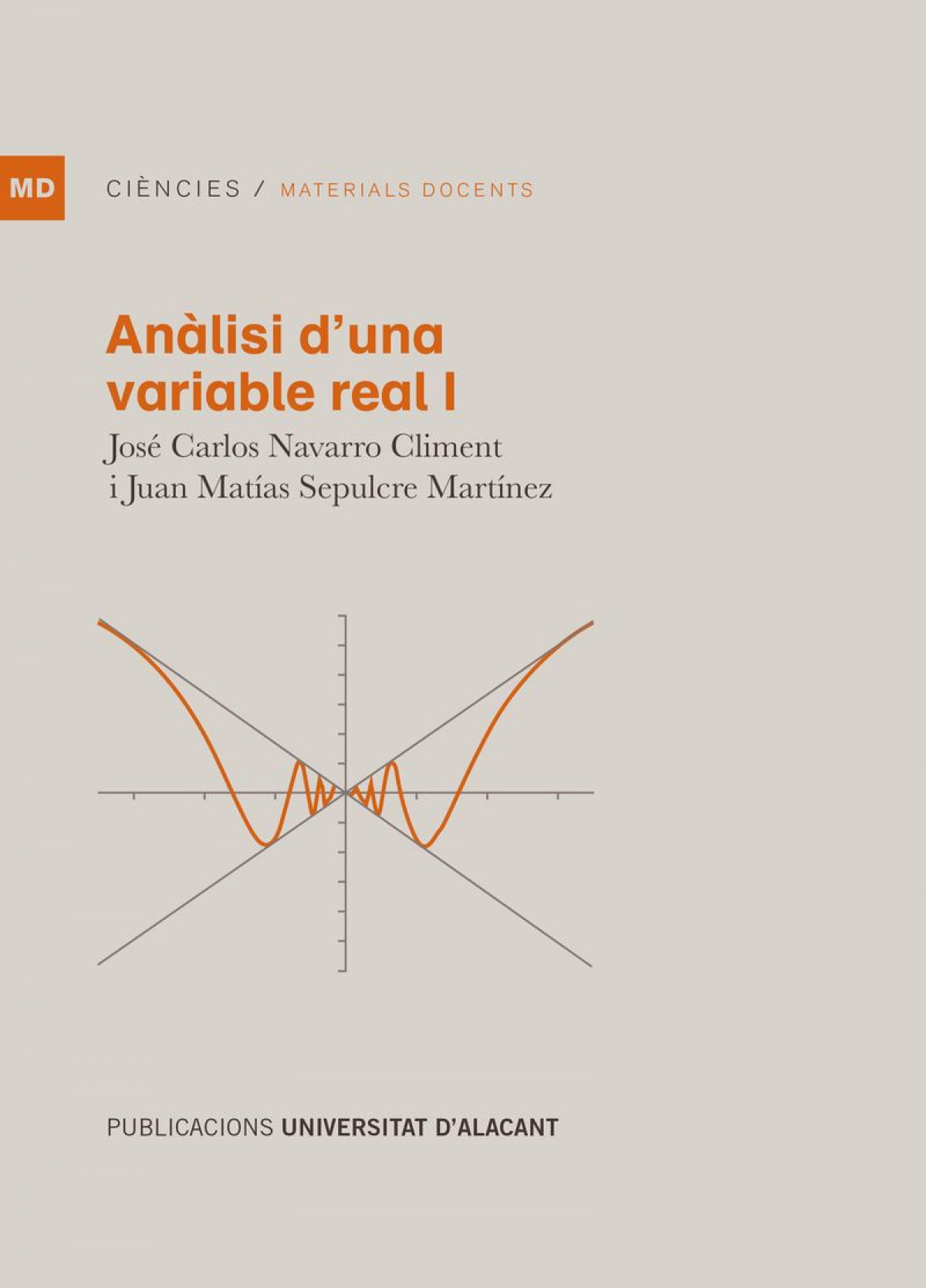 Anàlisi d'una variable real I - Navarro Climent, José Carlos / Sepulcre Martínez, Juan Matías