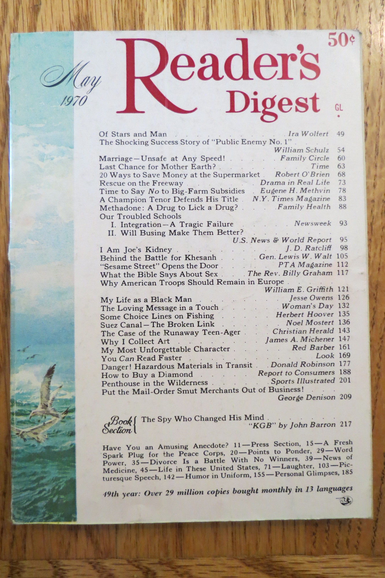 Reader s digest magazine may 1970 1900 magazine periodical sage