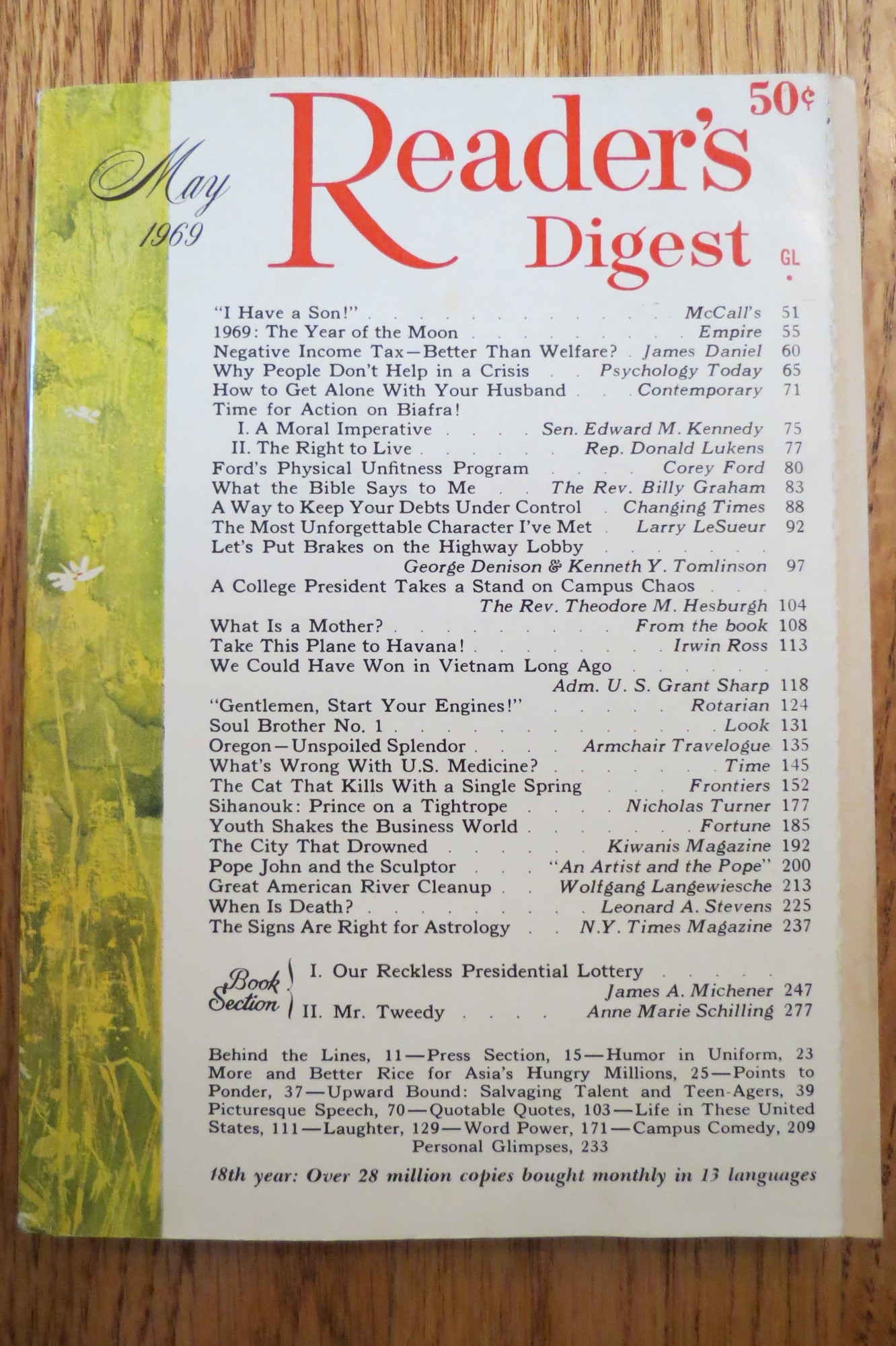READER'S DIGEST MAGAZINE, MAY 1969 (1900) Magazine / Periodical Sage