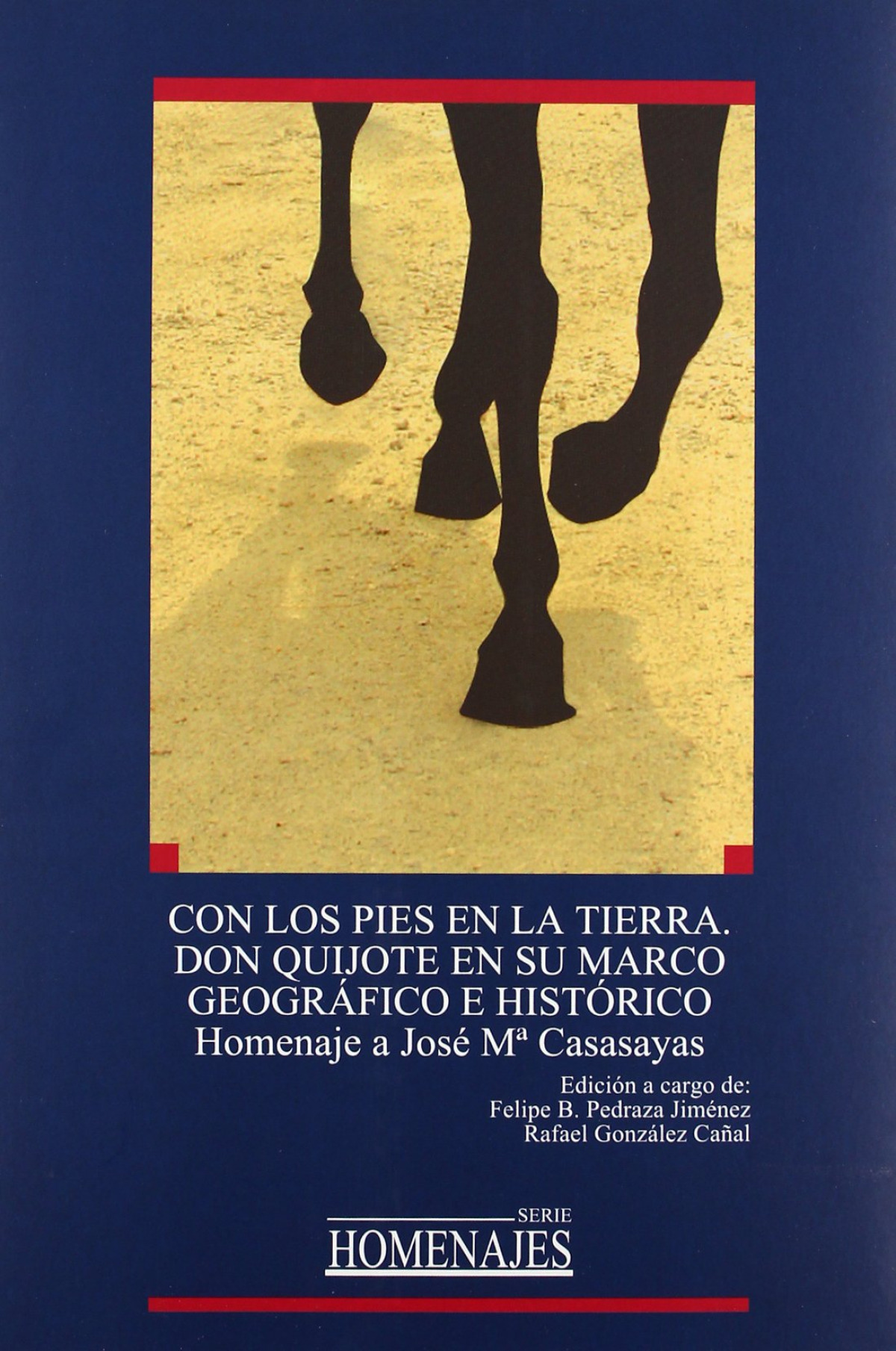 Con los pies en la tierra. Don Quijote en su marco geográfico e histórico. - Pedraza Jiménez, Felipe B. / González Cañal, Rafael