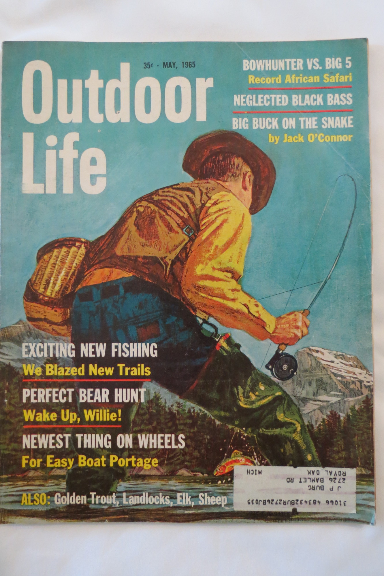 OUTDOOR LIFE MAGAZINE, MAY 1965 (1965) Magazine / Periodical Sage