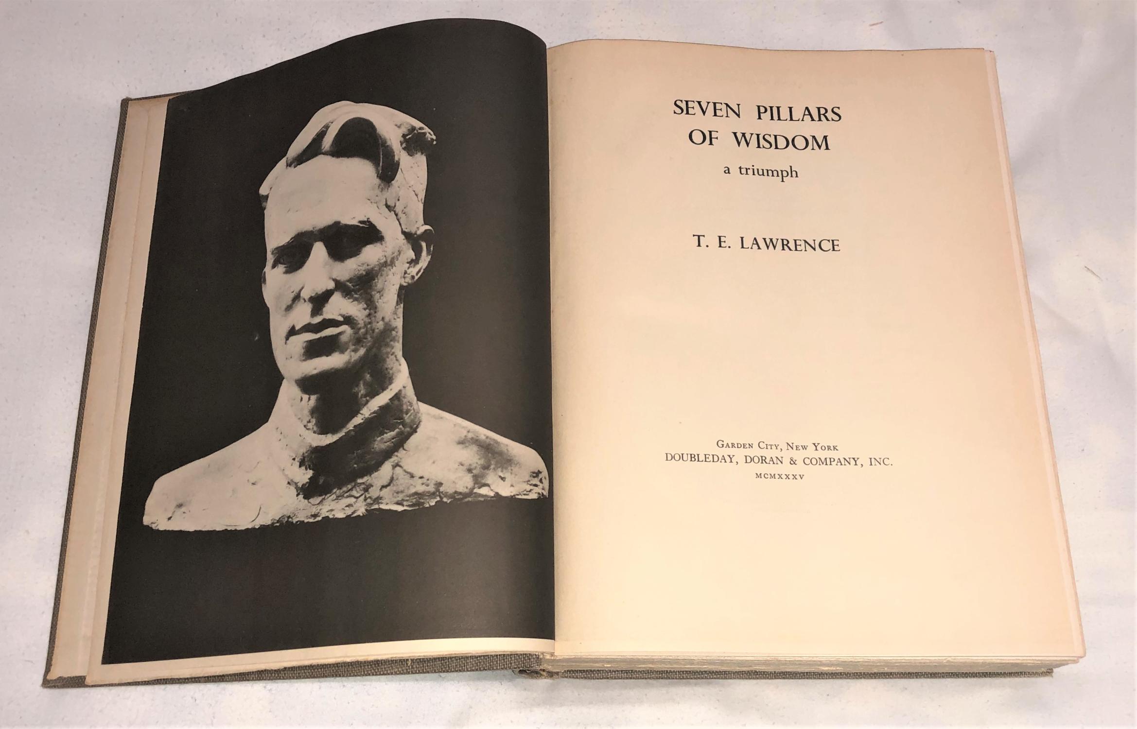 SEVEN PILLARS OF WISDOM by Lawrence, T. E. (Thomas Edward) Near Fine