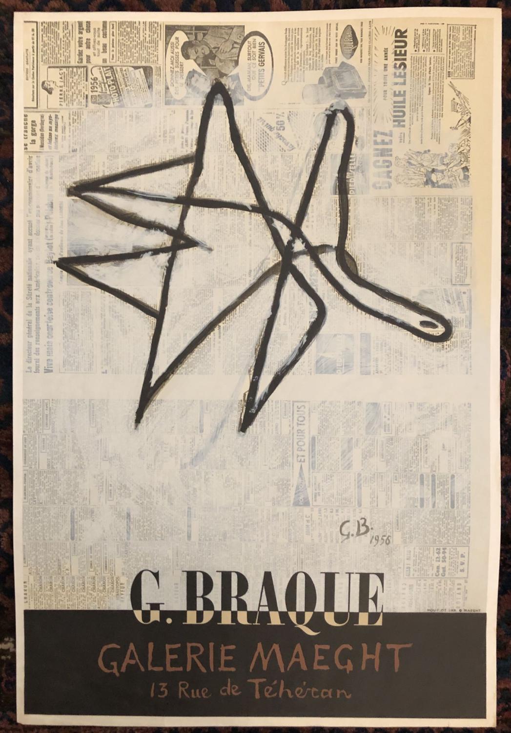 skulder Begrænsninger løn G.BRAQUE- GALERIE MAEGNT. 1956. (Original Vintage Poster) by Braque, Georges.  (1882-1963): (1956) Art&nbsp;/&nbsp;Print&nbsp;/&nbsp;Poster | Lost Horizon  Bookstore