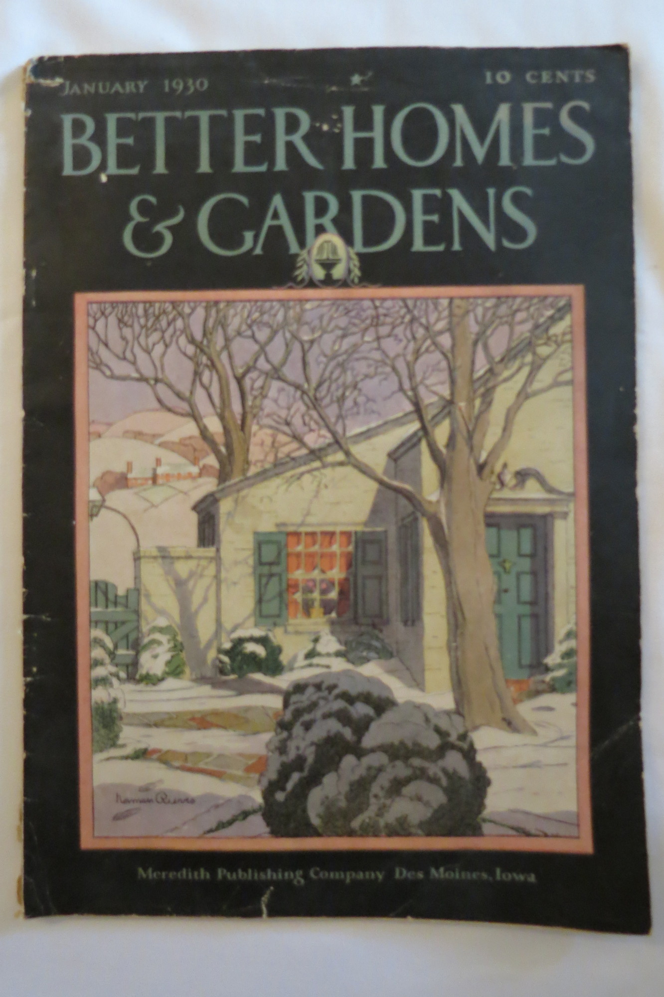 BETTER HOMES AND GARDENS, JANUARY 1930 (1930) Magazine / Periodical