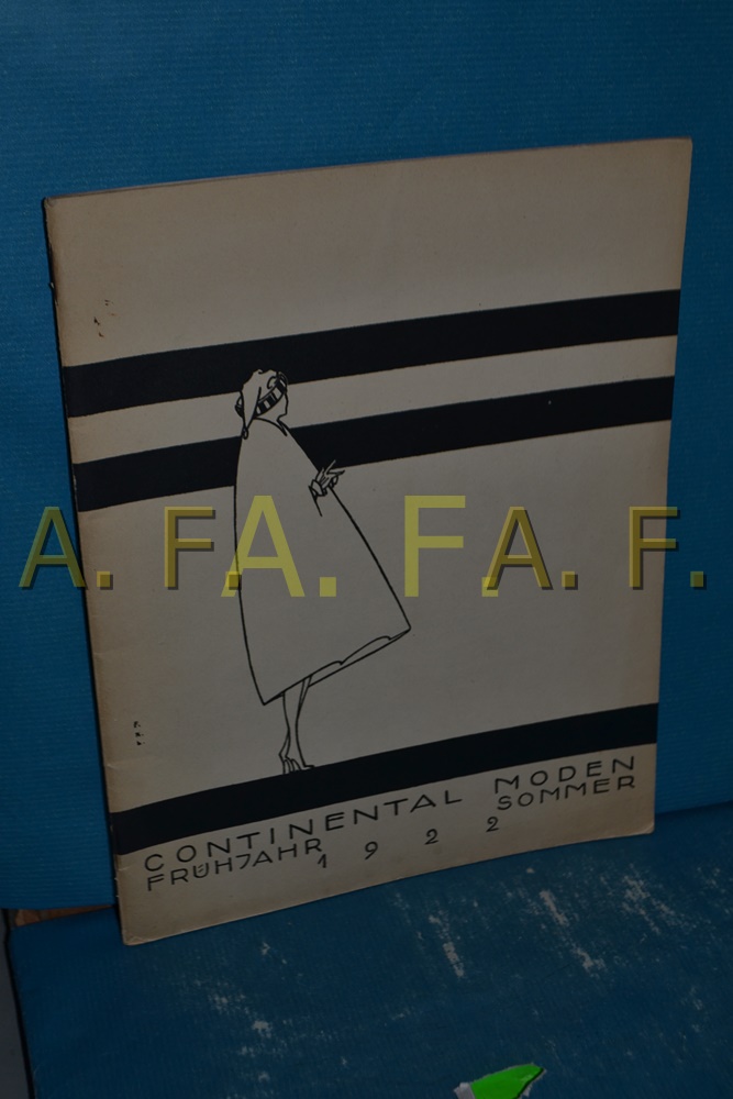 Fruhrjahr Sommer Continental Mode 1922 Von Spuhr Willy Henry Broschiert 1922 Antiquarische Fundgrube E U
