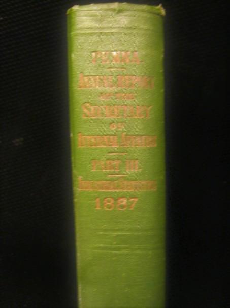 Penna. Annual Report of the Secretary of Internal Affairs of the Commonwealth of Pennsylvania: Industrial Statistics 1887 Vol XV - Thomas J. Stewart, Secretary of Internal Affairs