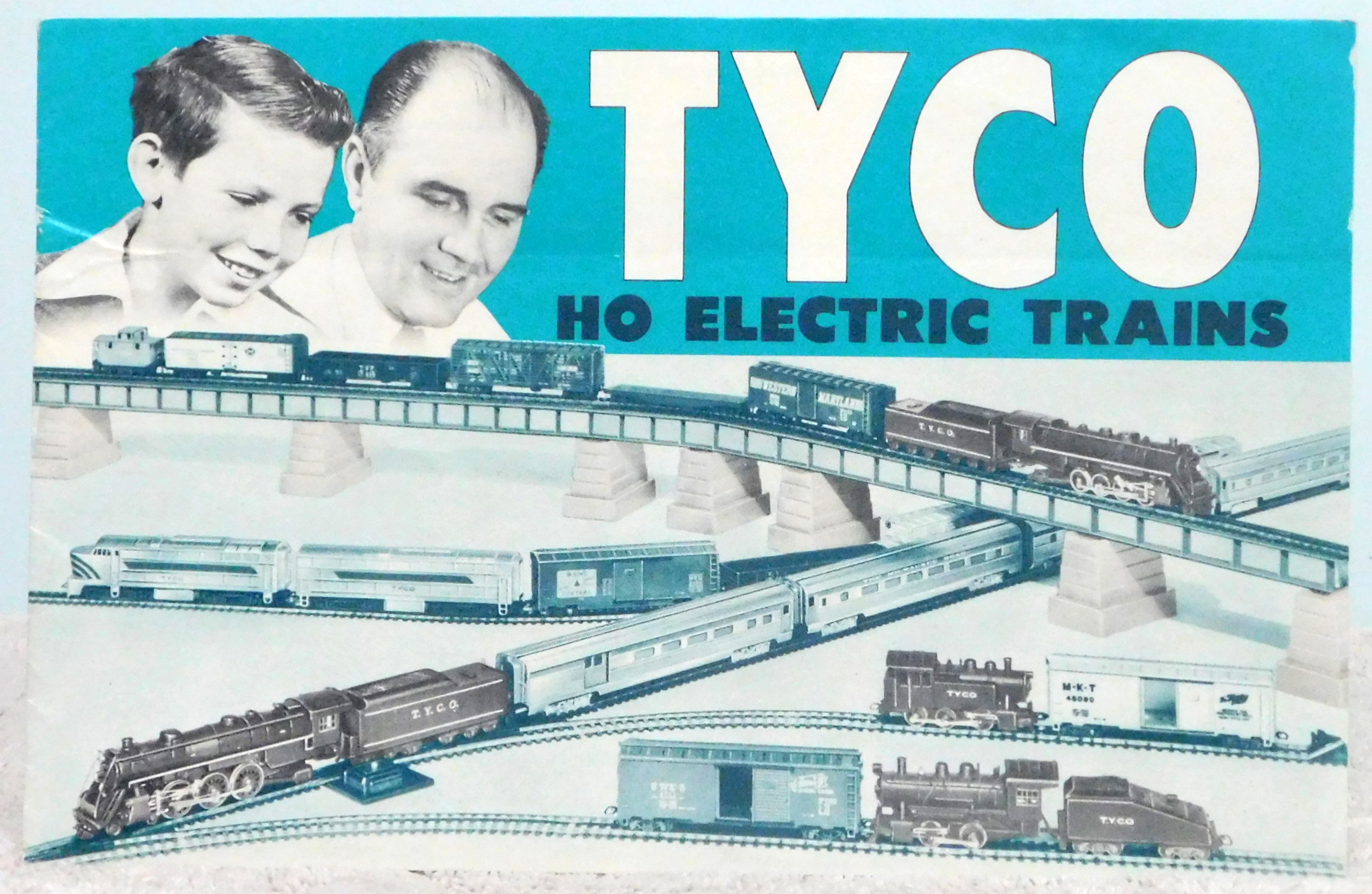 tyco electric train set
