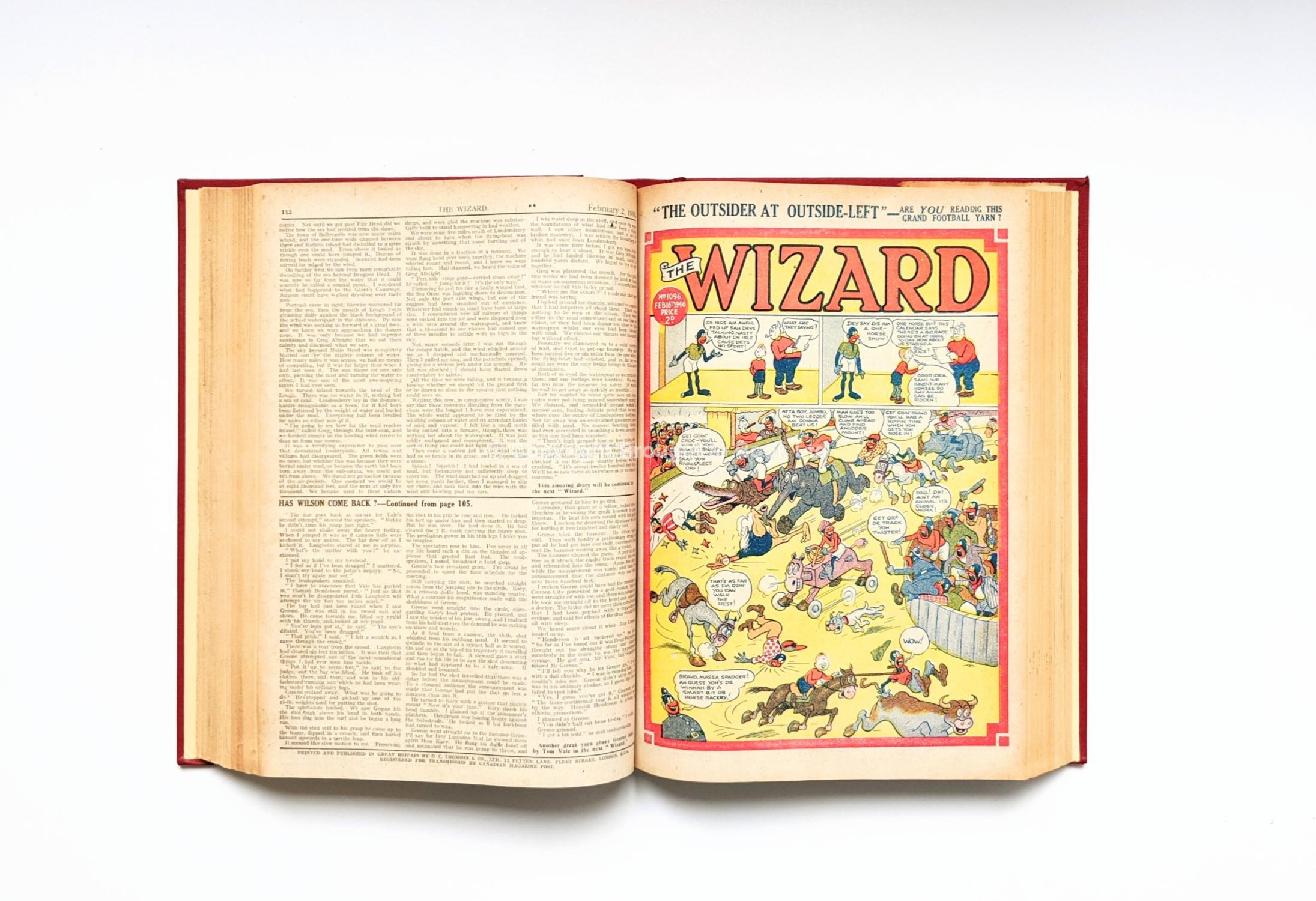 The Wizard Complete Years 1945-1946: Near Fine Hardcover (1945) 1st ...