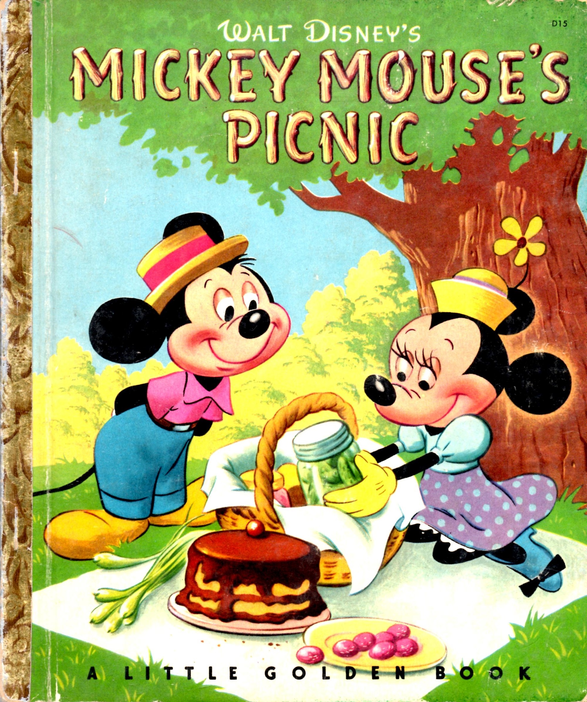 Walt Disney's Mickey Mouse Picnic by Werner, Jane Good Hardcover (1950