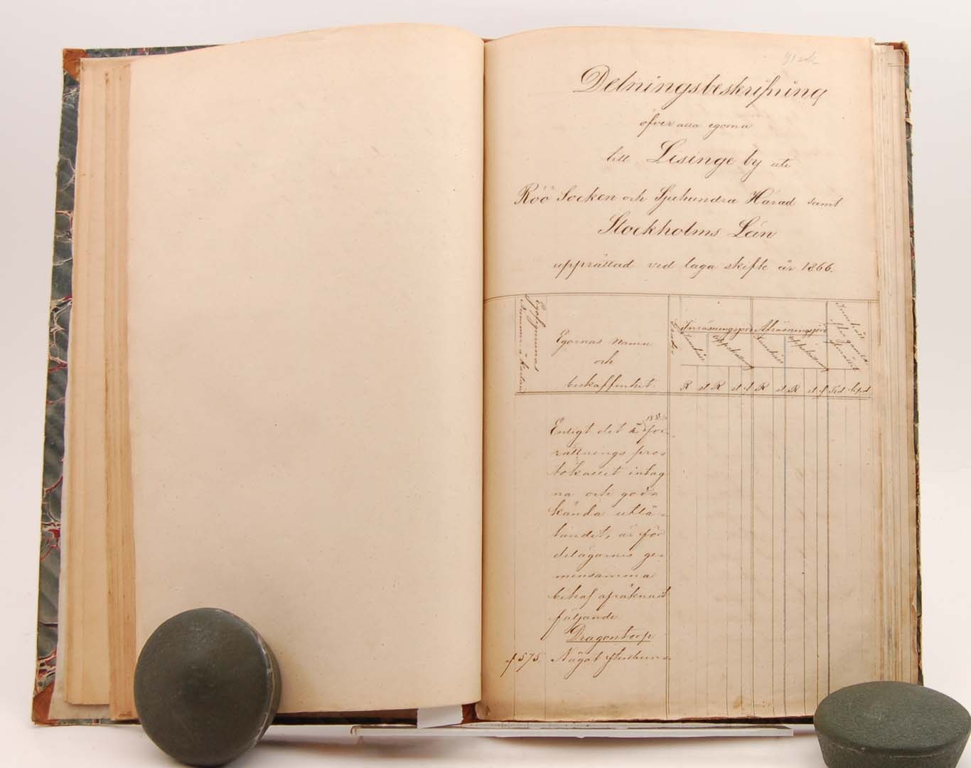 Lisinge Bys Lagaskifteshandlingar Good Hardcover 1867 Thulin Ohlson Antiqbookseller Since 1918