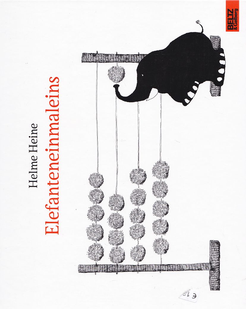 Elefanteneinmaleins. Zweifarbiges Bilderbuch. - Heine, Helme