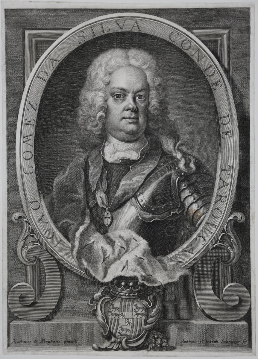 Porträt. Brustfigur in Schriftoval von vorn. Kupferstich von Andreas ...