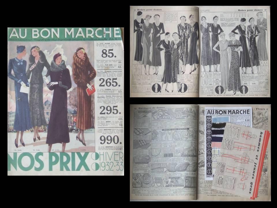 CATALOGUE AU BON MARCHE - MODE - HIVER 1932-1933 - PARIS: Assez bon ...