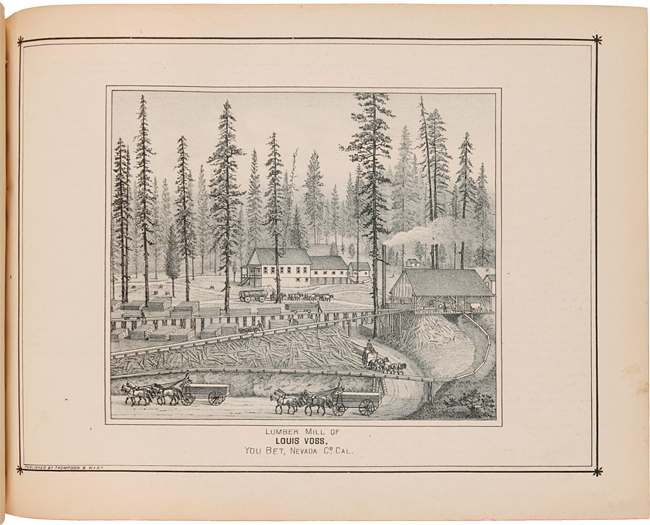 HISTORY OF NEVADA COUNTY CALIFORNIA WITH ILLUSTRATIONS DESCRIPTIVE OF 