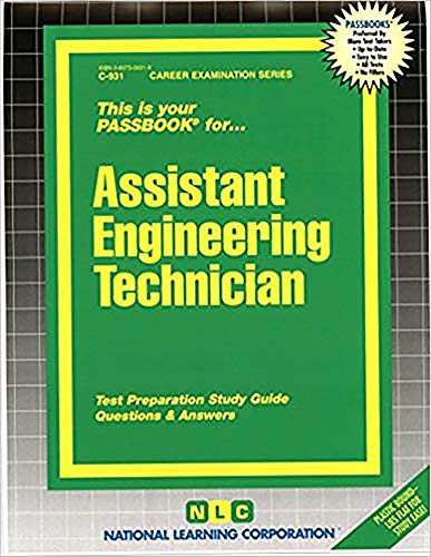 Assistant Engineering Technician(Passbooks) (Passbooks Study Guide) Spiral-bound - National Learning Corporation