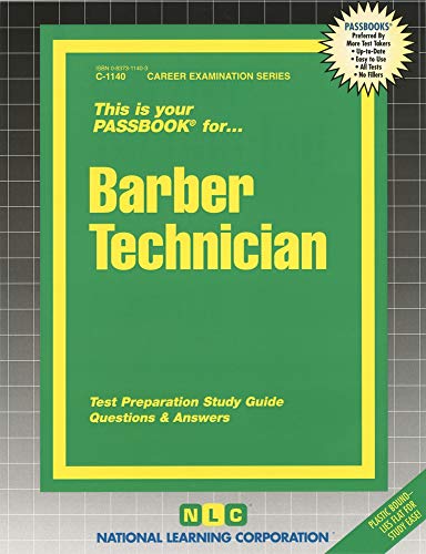 Barber Technician (Career Examination Series) Spiral-bound - National Learning Corporation