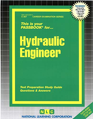 Hydraulic Engineer (Career Examination Series) Spiral-bound - National Learning Corporation