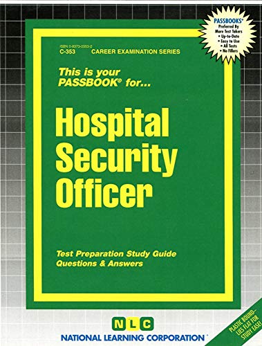 Hospital Security Officer (Career Examination Series) Plastic Comb - National Learning Corporation