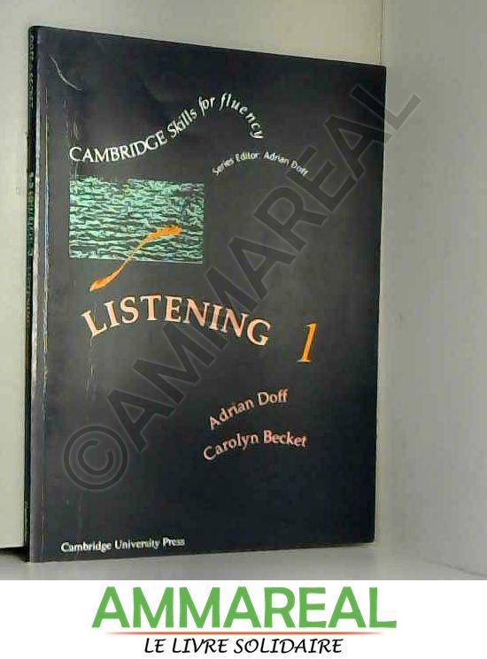 Listening 1 Pre-intermediate Student's Book (Cambridge Skills for Fluency) - Doff, Adrian; Becket, Carolyn