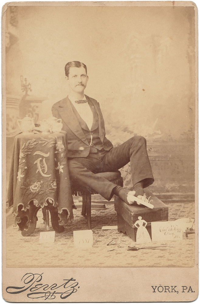 Cabinet Card Photograph of Charles Tripp, the 