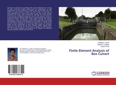 Finite Element Analysis of Box Culvert - Abhijeet C. Lande