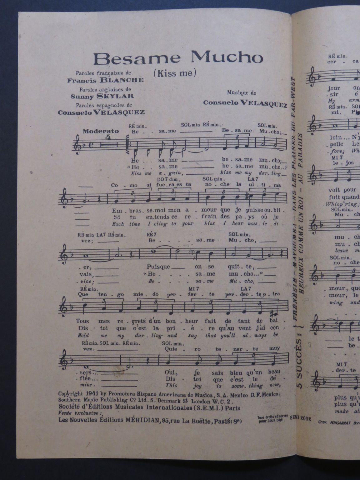 Besame Mucho Kiss Me Abebooks