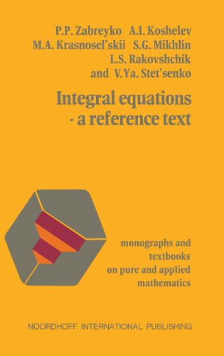 Integral equationsa reference text [Hardcover ] - Zabreyko