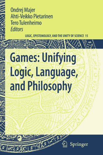 Games: Unifying Logic, Language, and Philosophy (Logic, Epistemology, and the Unity of Science) [Soft Cover ]