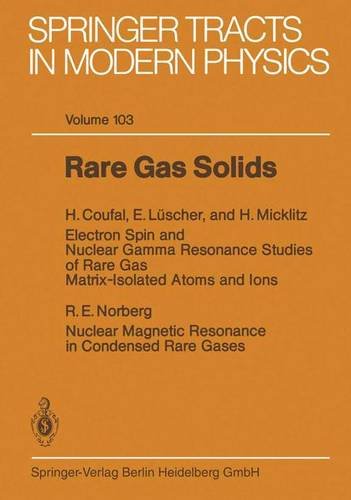 Rare Gas Solids (Springer Tracts in Modern Physics) Paperback - Coufal, H.