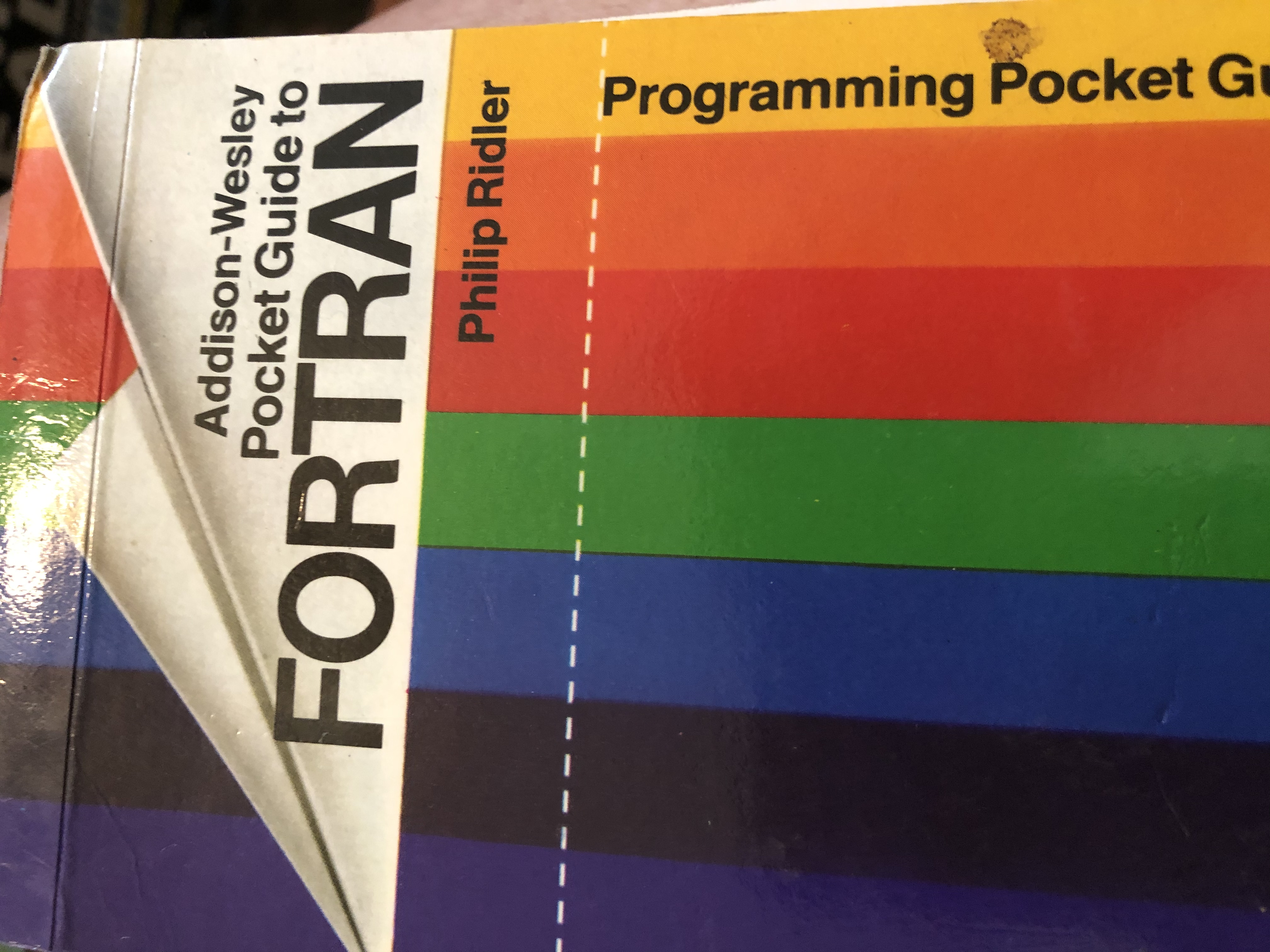 Pocket Guide To Programming FORTRAN - Philip Ridler