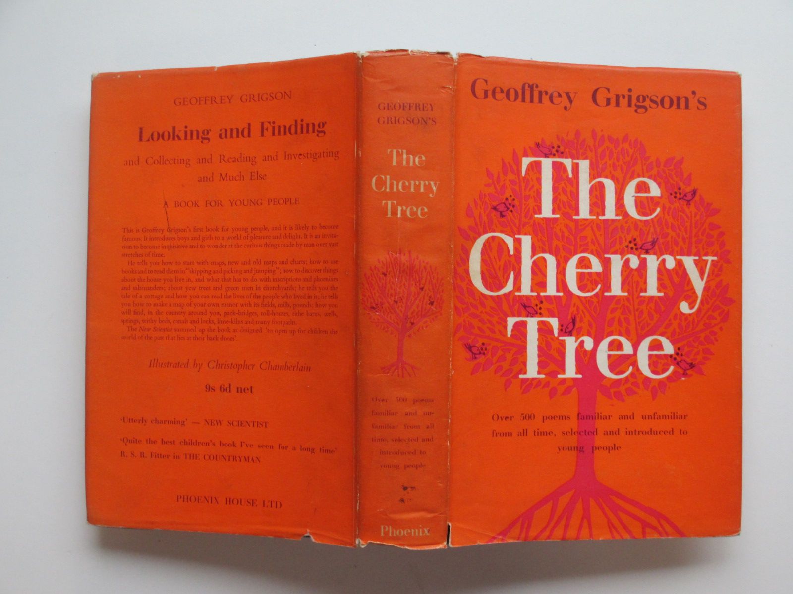 The cherrytree a collection of poems by Grigson, Geoffrey Very Good Hardcover (1959) First