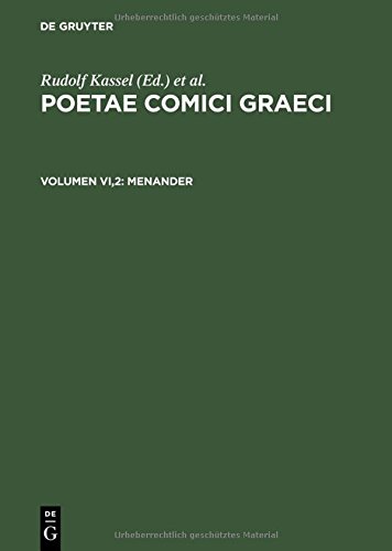 Menander (POETAE COMICI GRAECI) (Greek and English Edition) [Hardcover ]