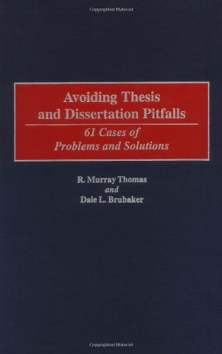 Avoiding Thesis and Dissertation Pitfalls: 61 Cases of Problems and Solutions [Hardcover ] - Thomas, R. Murray