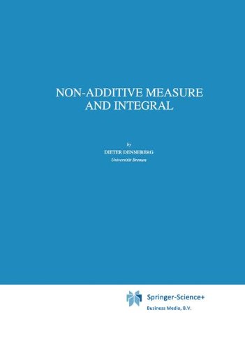 Non-Additive Measure and Integral (Theory and Decision Library B) [Soft Cover ] - Denneberg, D.
