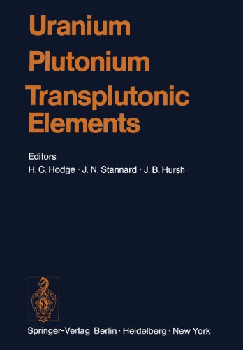 Uranium Â· Plutonium Transplutonic Elements (Handbook of Experimental Pharmacology) [Soft Cover ]