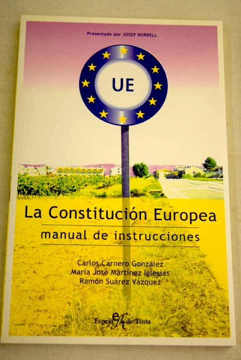 La Constitución europea - Carnero González, Carlos