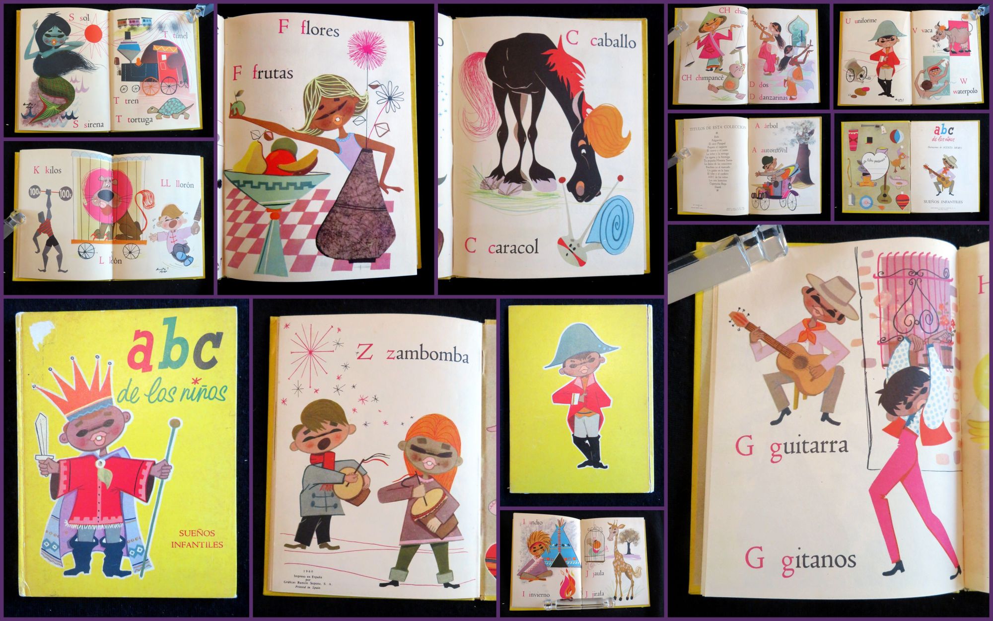 Abc De Los Ninos Children S Abc By Luis Acosta Moro Illustrator 1960 Eclectibles Abaa Abc De Los Ninos Children S Abc By Luis Acosta Moro Illustrator 1960 Eclectibles Abaa
