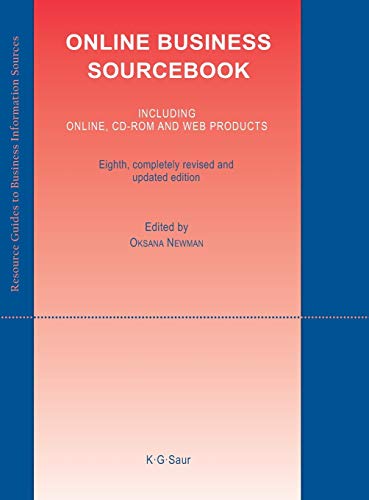 Online Business Sourcebook (Resource Guides to Business Information Sources) Hardcover