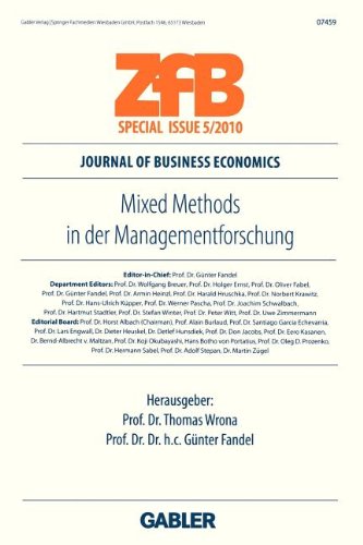 Mixed Methods in der Managementforschung (ZfB Special Issue) (German Edition) [Paperback ]