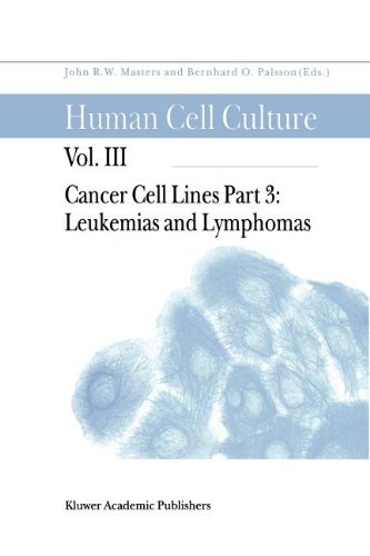 Cancer Cell Lines: Part 3: Leukemias and Lymphomas (Human Cell Culture) [Soft Cover ]